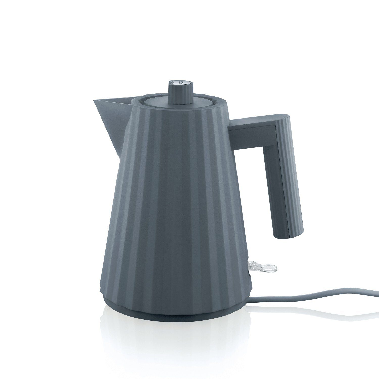 Alessi Wasserkocher Plissé Klein Grau, 1 l, 2400 W