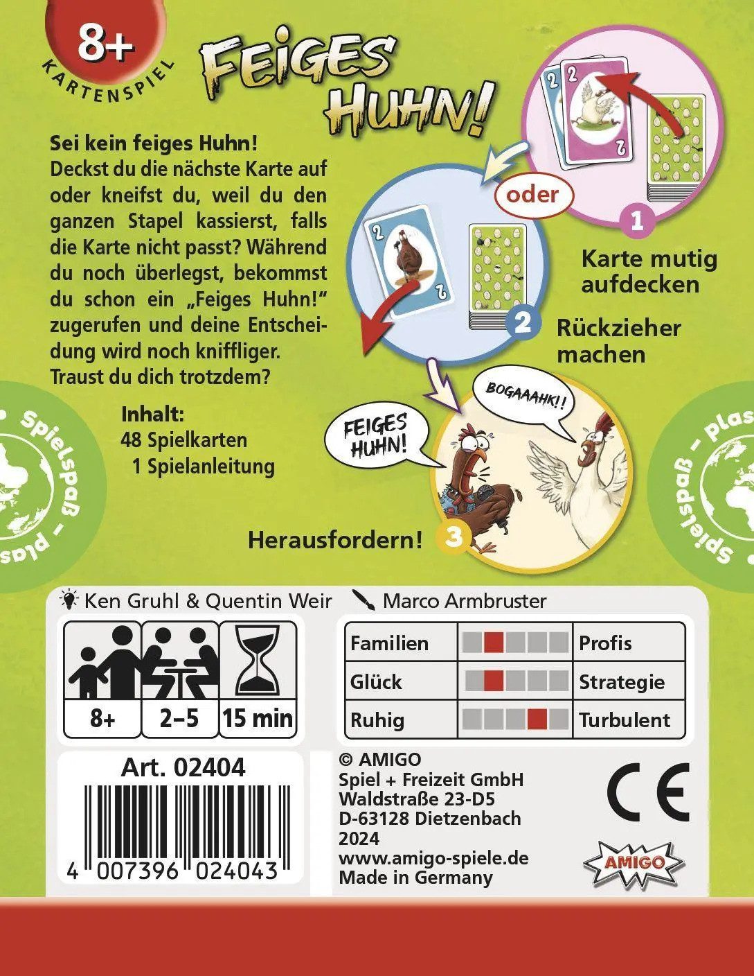 AMIGO Spiel Feiges Huhn!