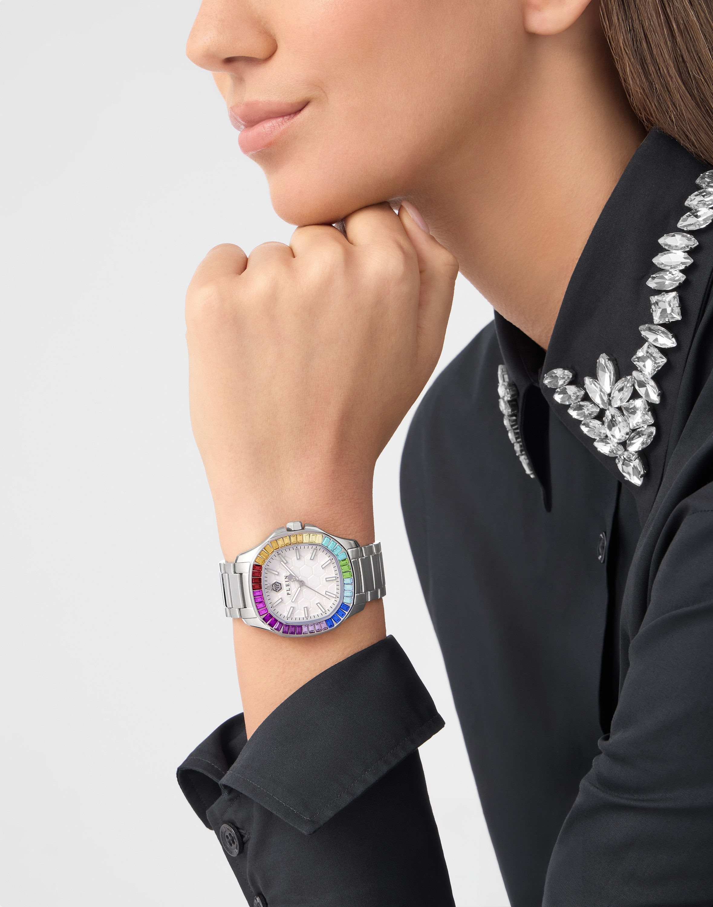 PHILIPP PLEIN Quarzuhr THE $PECTRE LADY, (1-tlg), Quarz-Analoguhr günstig online kaufen