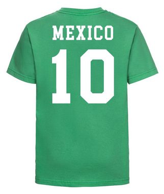 Youth Designz T-Shirt Mexiko Kinder T-Shirt im Fußball Trikot Look mit trendigem Motiv