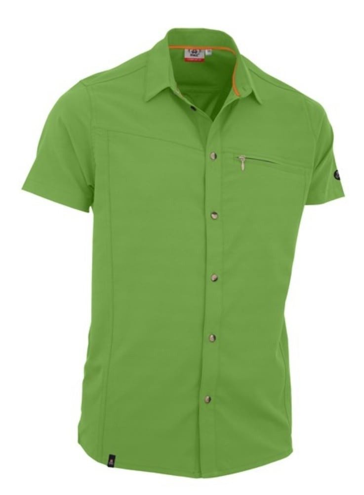Maul Kurzarmhemd Lechnerkopf (Brusttasche, schnelltrocknend, sportlicher Schnitt) grün