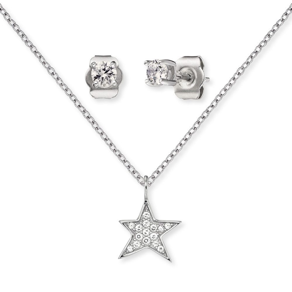 Engelsrufer Kette mit Anhänger Engelsrufer Set ERMT-LILSTAR-ZI Halskette Si günstig online kaufen