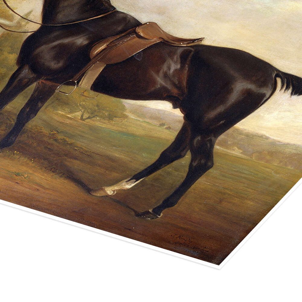 Posterlounge Wandbild Buckle, Lord Chesham's Jagdpferd, 1836, John E. Ferneley, erhältlich als Poster, Leinwandbild, Wandsticker oder Acrylglasbild