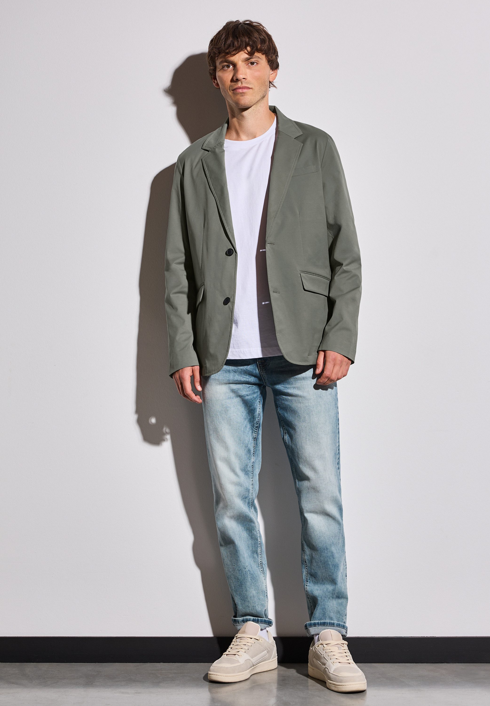STREET ONE MEN Sakko aus softem Materialmix