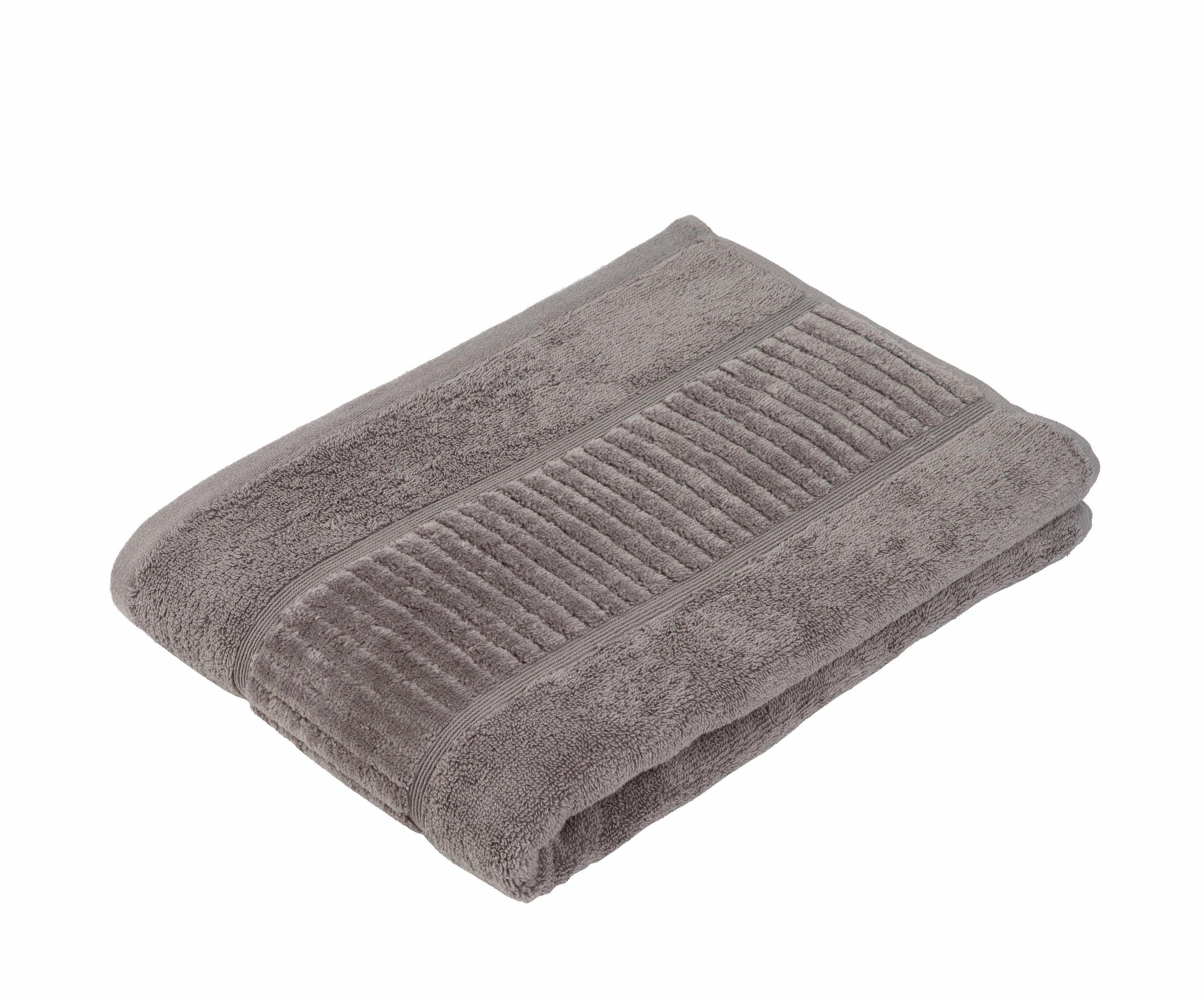 Gözze Badetuch BIO Frottier, Walkfrottee (1-St), Bio-Baumwolle, Uni-Farben, günstig online kaufen