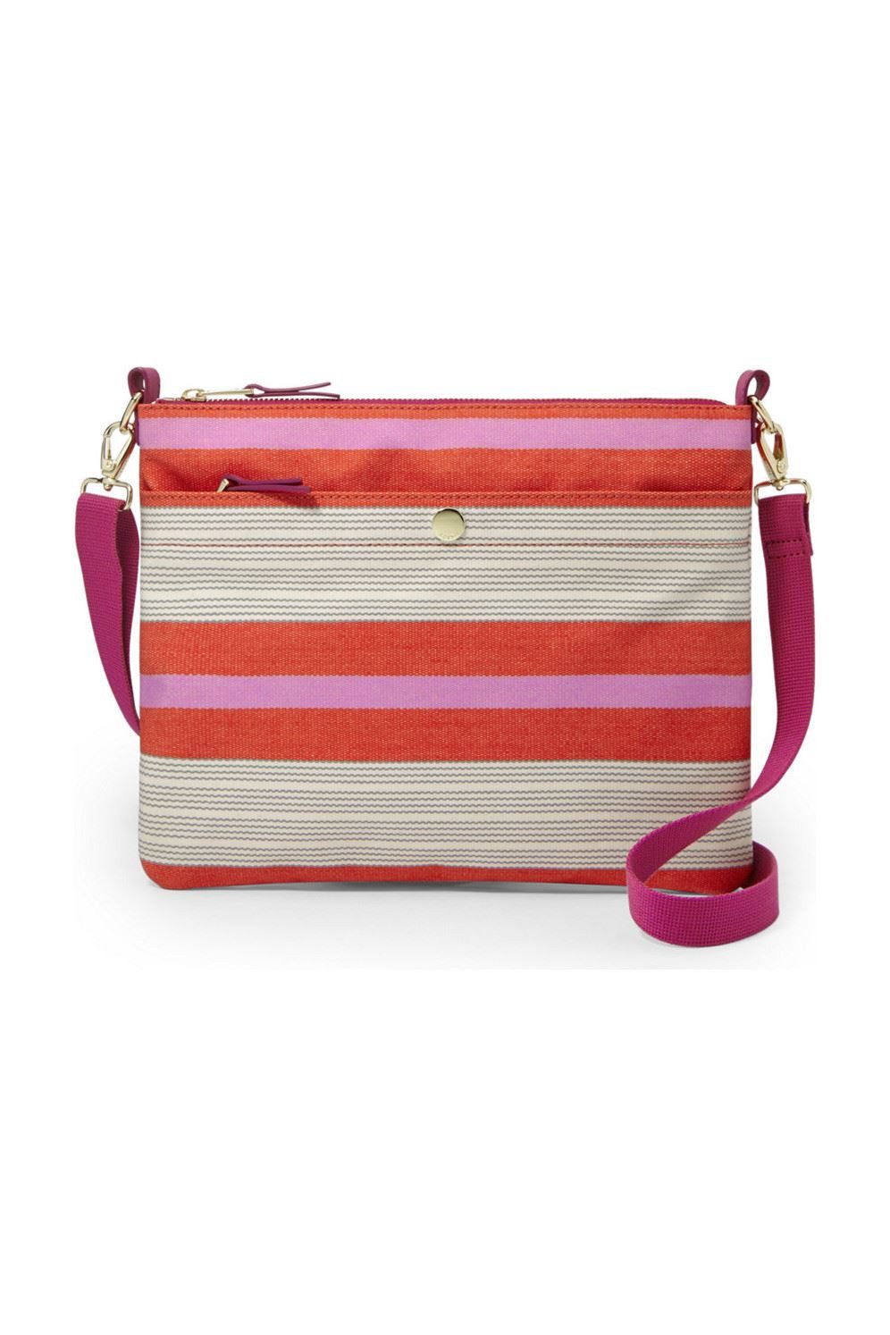 Fossil Umhängetasche Polyester Pink Top Zip Pink - ZB5757678