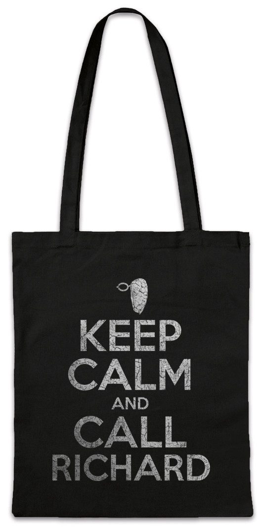 Beuteltasche Keep Calm And Call Richard Stofftasche Belfast Boardwalk Nucky