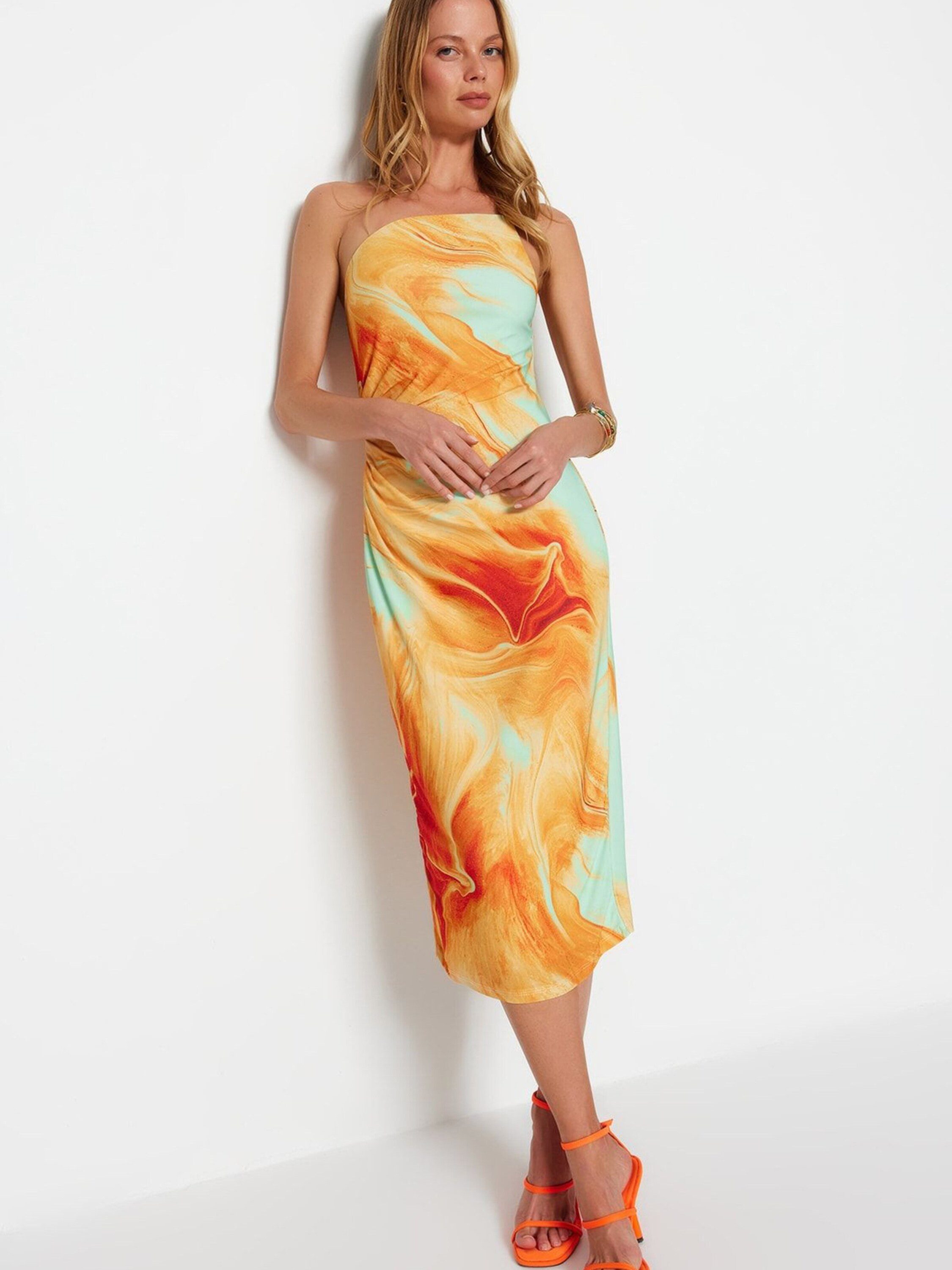 Trendyol Cocktailkleid (1-tlg) Cut-Outs