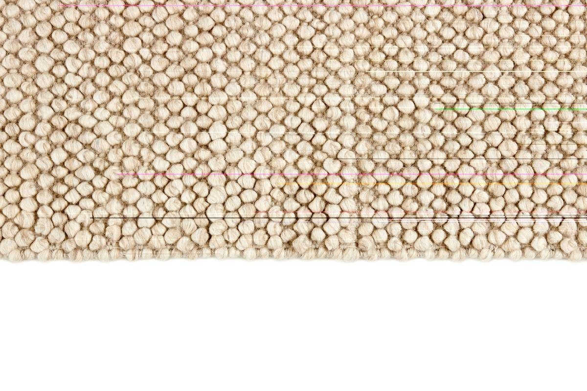 Handgewebter Läufer, Bubbles Kelim rechteckig, 3 mm Höhe: Orientteppich Nain Trading, Orientteppich Design 79x201