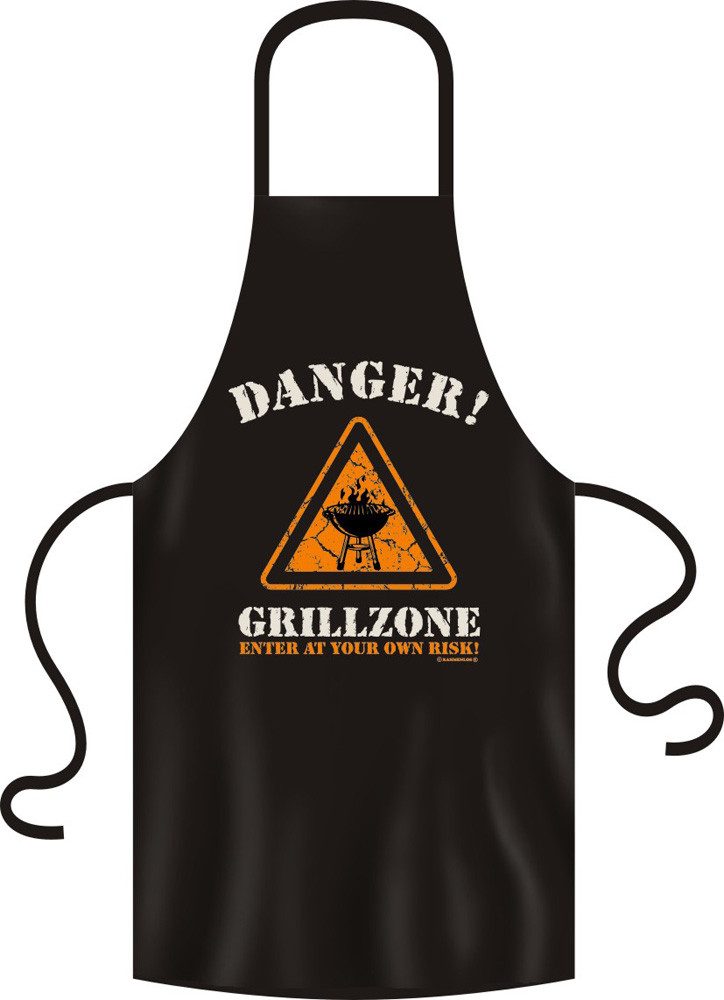 Grillschürze Danger Grillzone own Risk - Grillschürze - Schürze