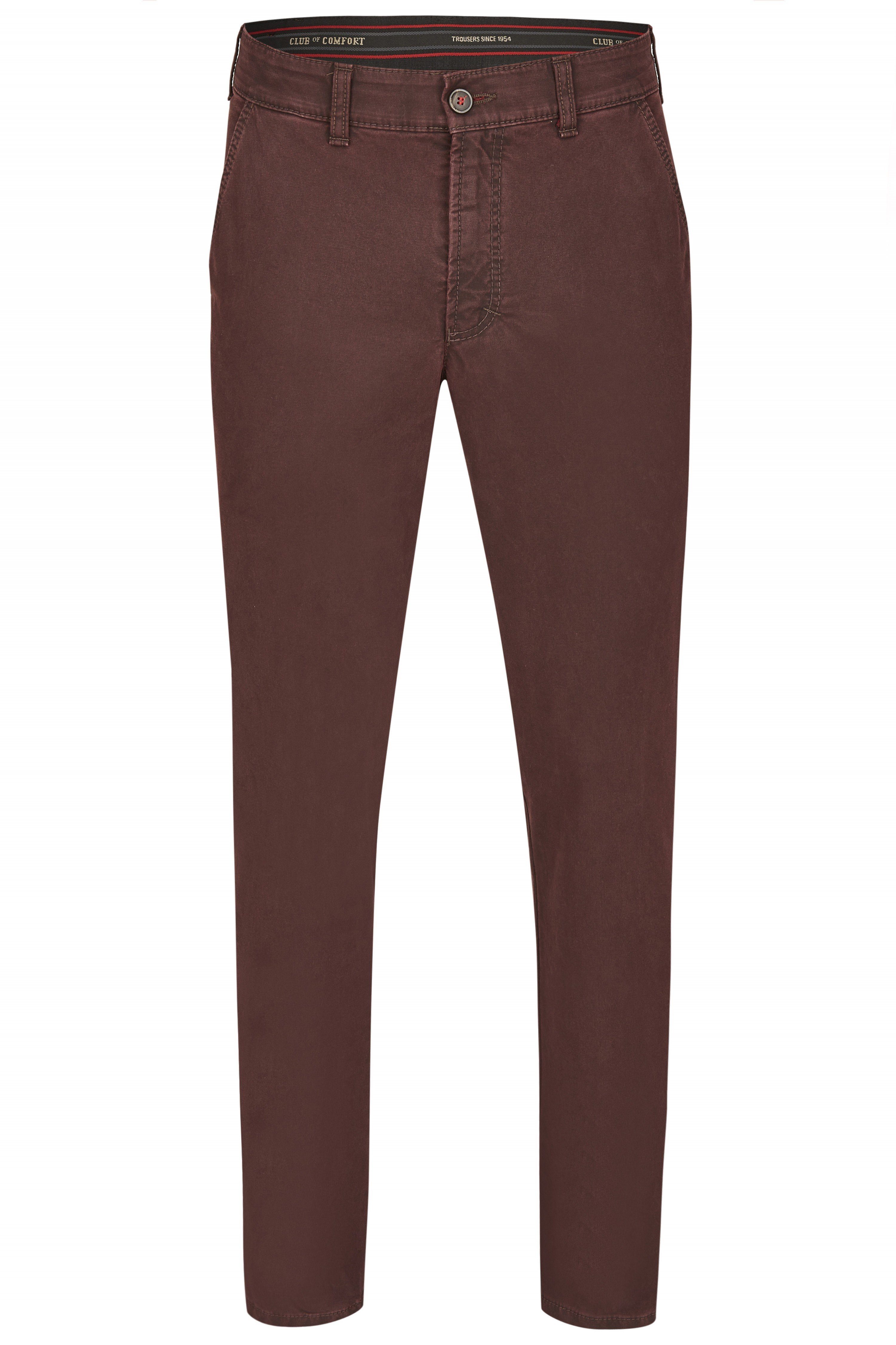 Hinrichs Club of Comfort Slim-fit-Jeans GARVEY 6429 mit praktischem Thermolite rot