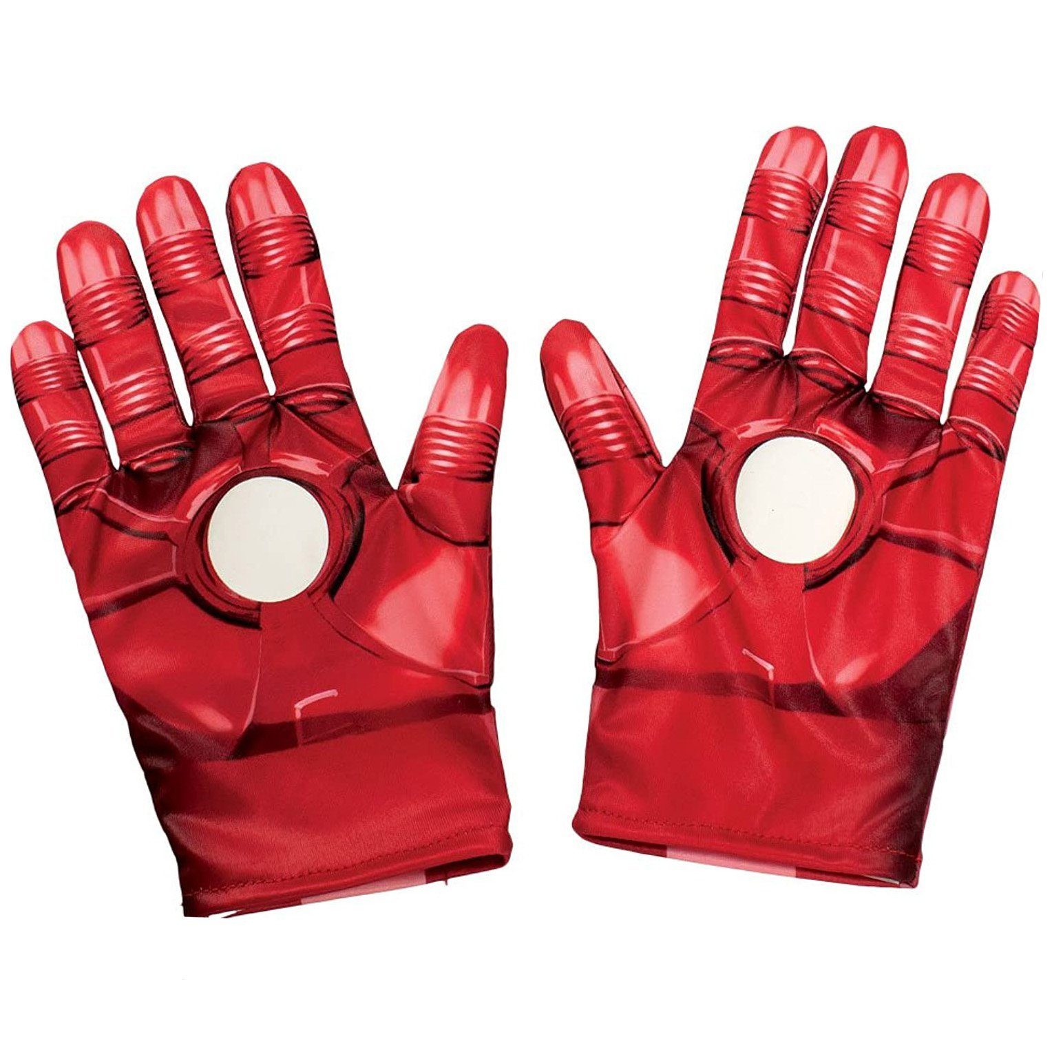 Metamorph Kostüm Iron Man Handschuhe für Kinder, Rote Stoffhandschuhe im Look des eisernen Superhelden