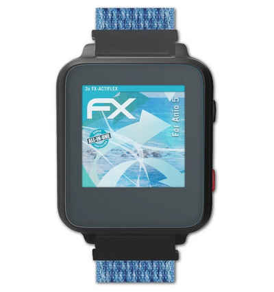 atFoliX Schutzfolie Displayschutzfolie für Anio 5, (3 Folien), Ultraklar und flexibel