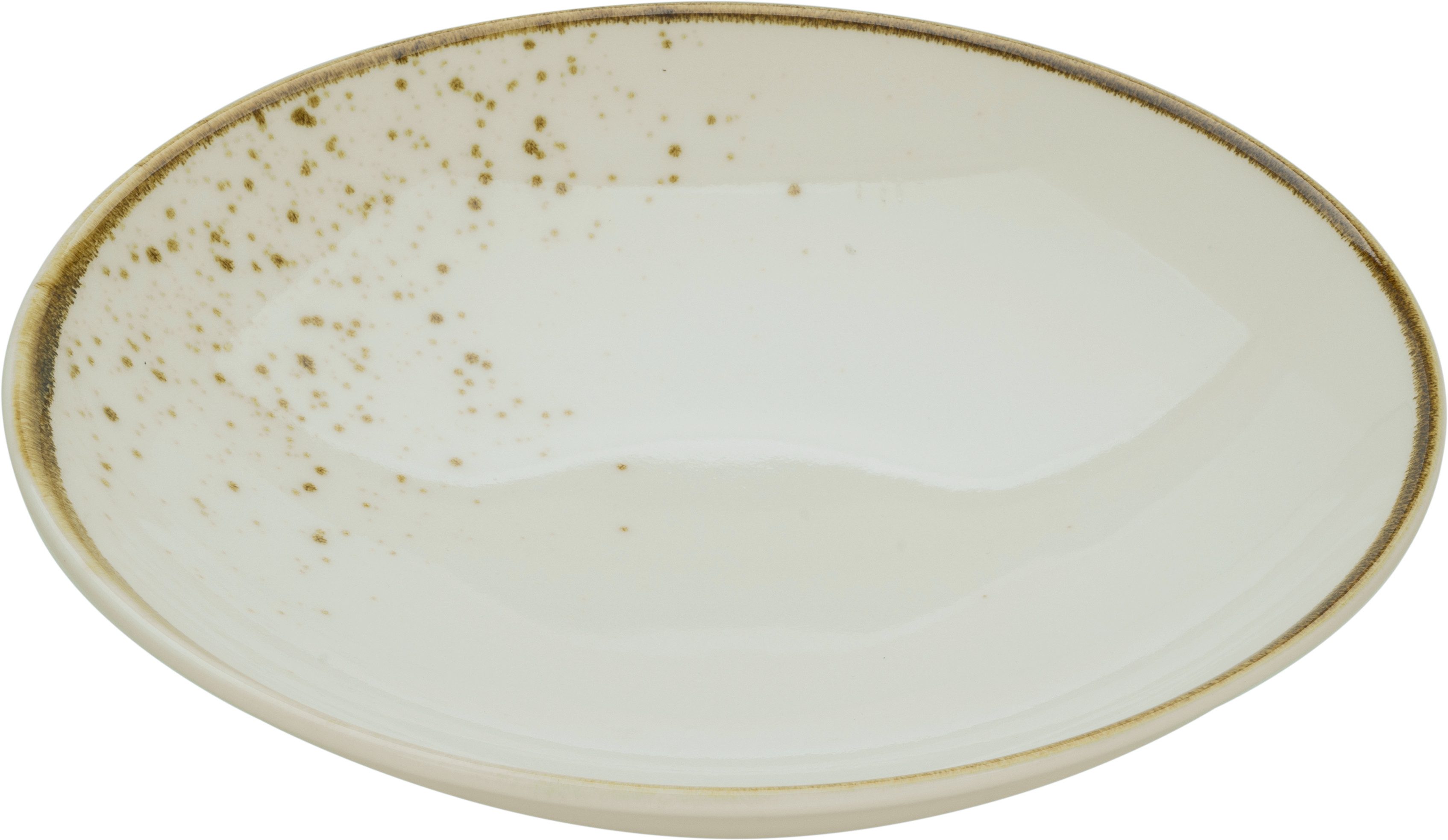 CreaTable Suppenteller Nature Collection, Teller Set, 6-tlg., (6 St), Naturverbundenes Design, Einzigartige Oberfläche