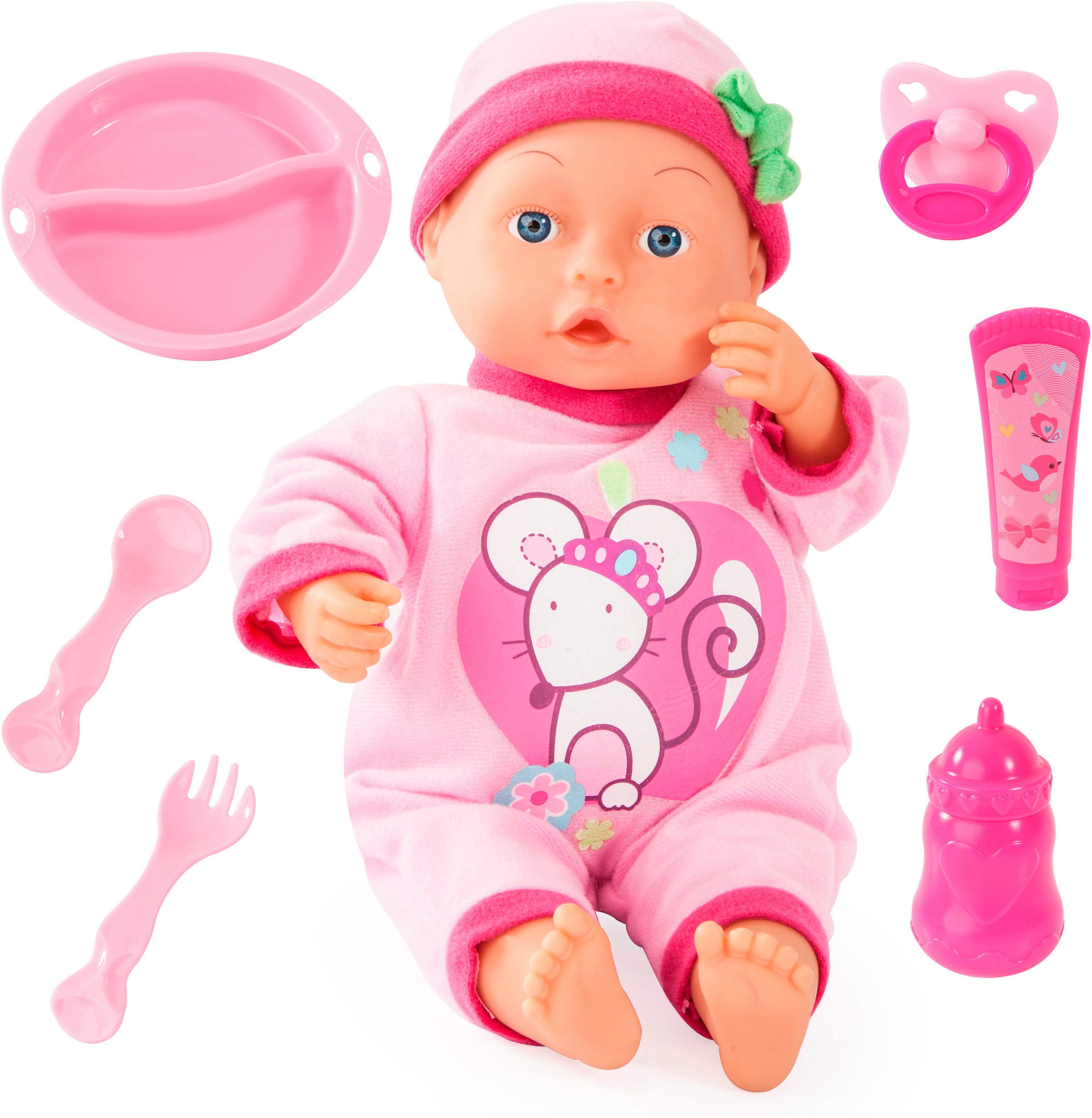 Babypuppe First Words Baby, 33 cm