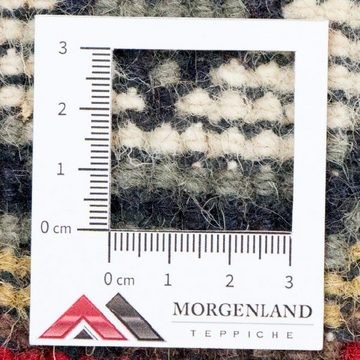 Wollteppich Kazak Teppich handgeknüpft grau, morgenland, rechteckig, Höhe: 8 mm