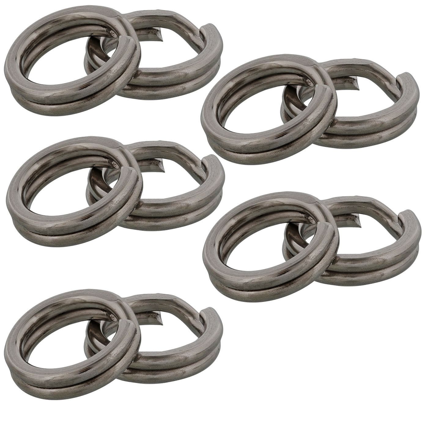 Kunstköder Westin Power Splitring Black Nickel - 10 Sprengringe