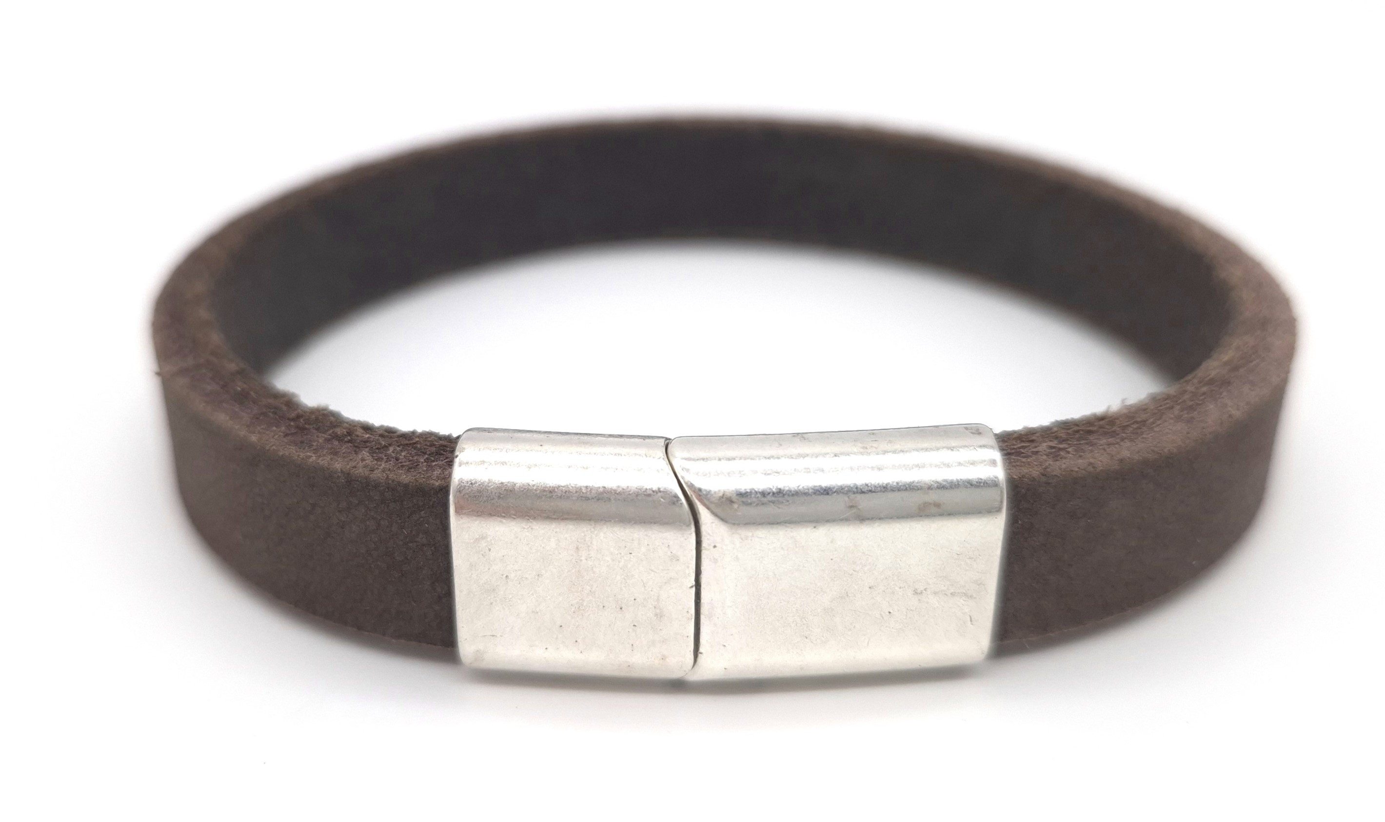 NAHLE Lederarmband Leder Armband aus Echtleder Braun Armschmuck (inkl. Schm günstig online kaufen