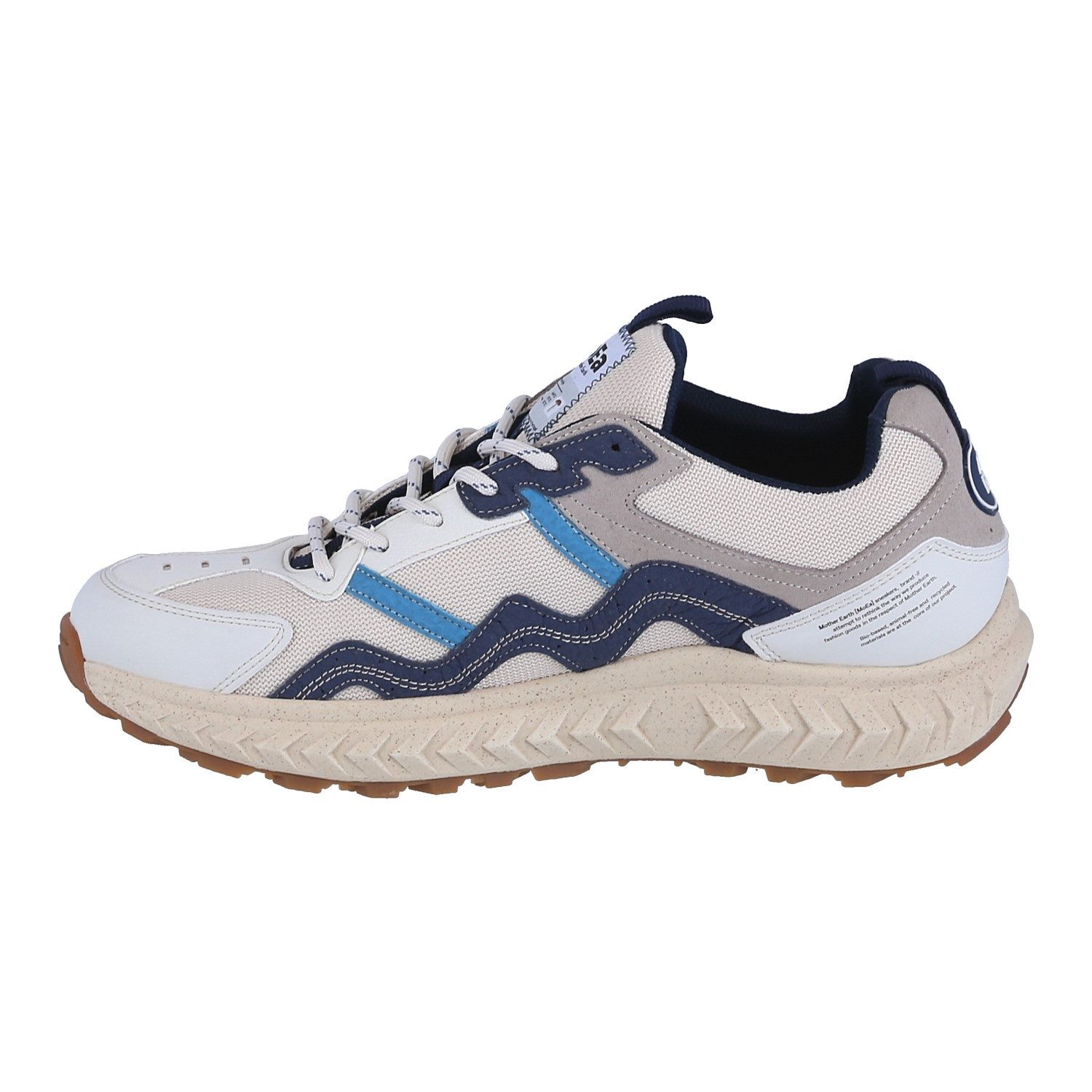 Moea Gen7 - Mushroom - weiss/blau/grau Herren Sneaker – Bild 5 von 5