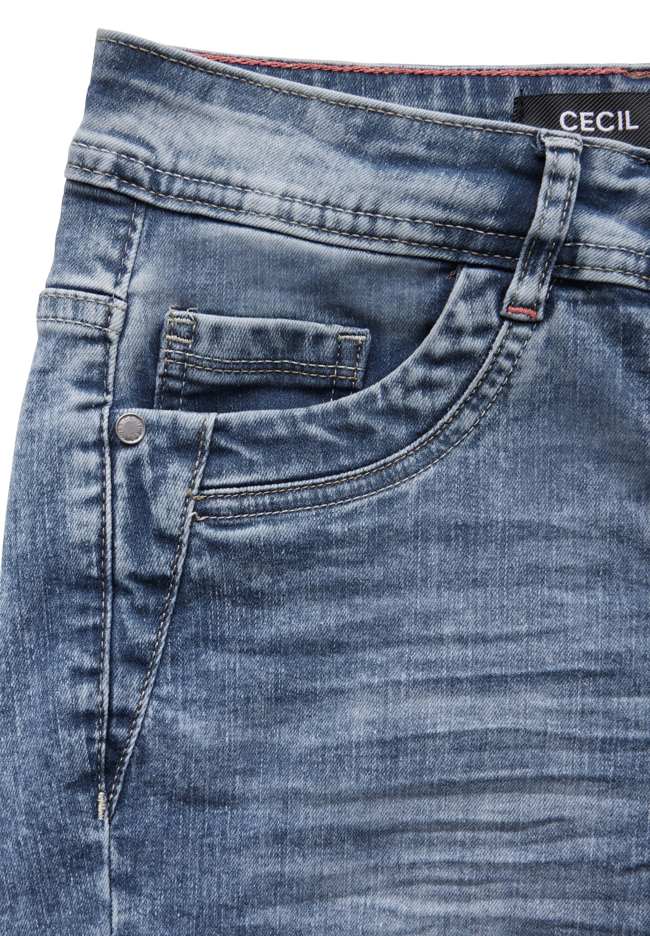 CECIL Comfort-fit-Jeans Middle Waist günstig online kaufen