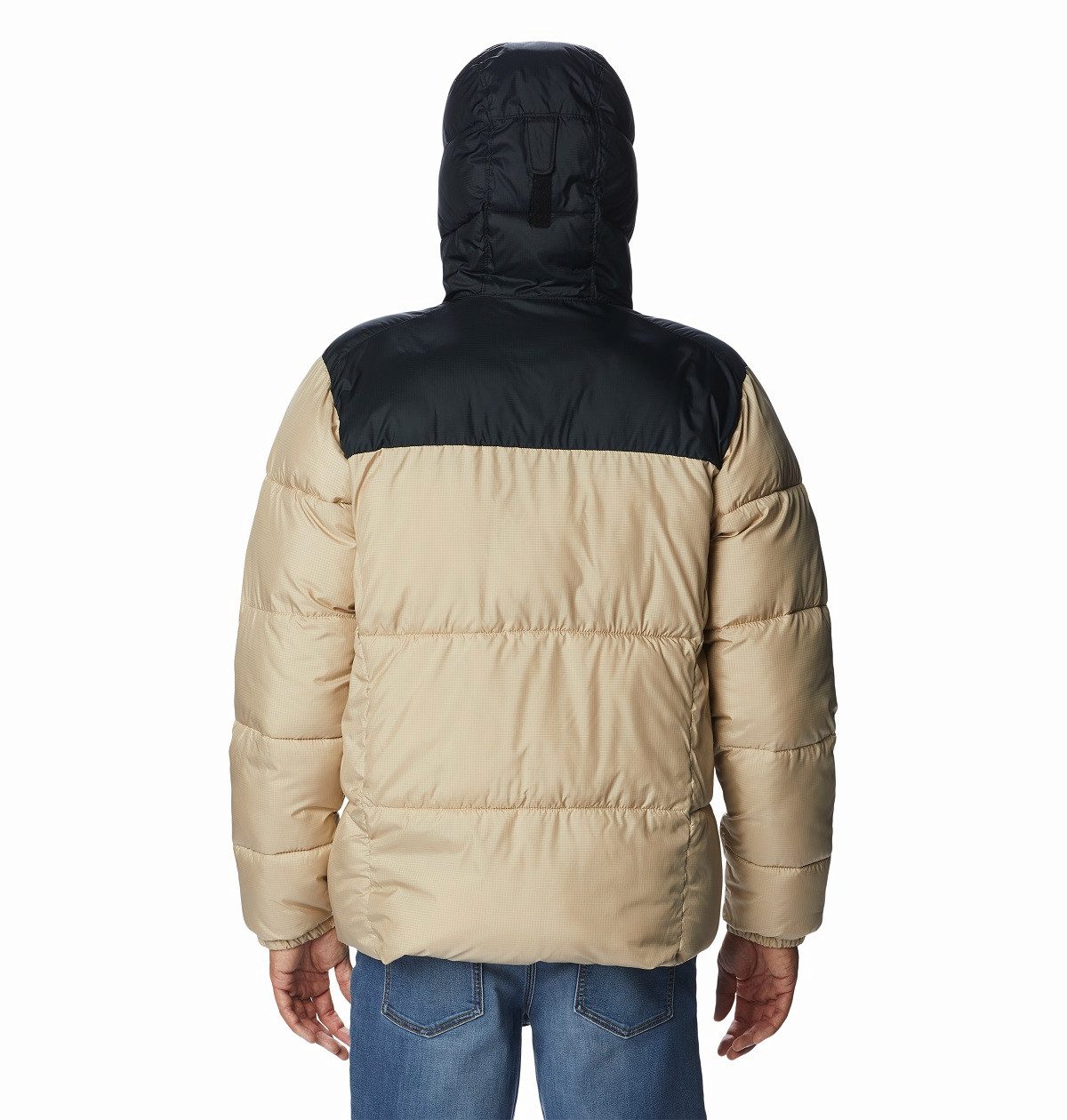 Columbia Winterjacke Puffect mit Kapuze (Thermarator Isolierung, wasserdicht) beige Herren
