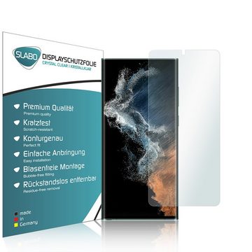 SLABO Schutzfolie 4 x Displayschutzfolie Crystal Clear, Samsung Galaxy S22 Ultra