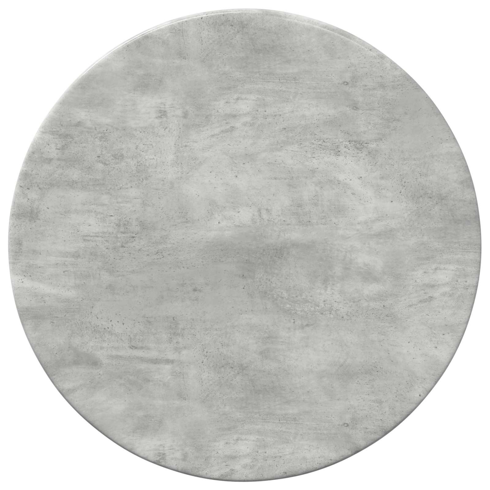 vidaXL Tischplatte Tischplatte Ø 30 x 1,5 cm Rund Holzwerkstoff Betongrau (1 St)