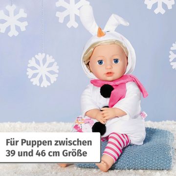 Zapf Creation® Puppenkleidung Dolly Moda, Kostüm Schneemann 43 cm