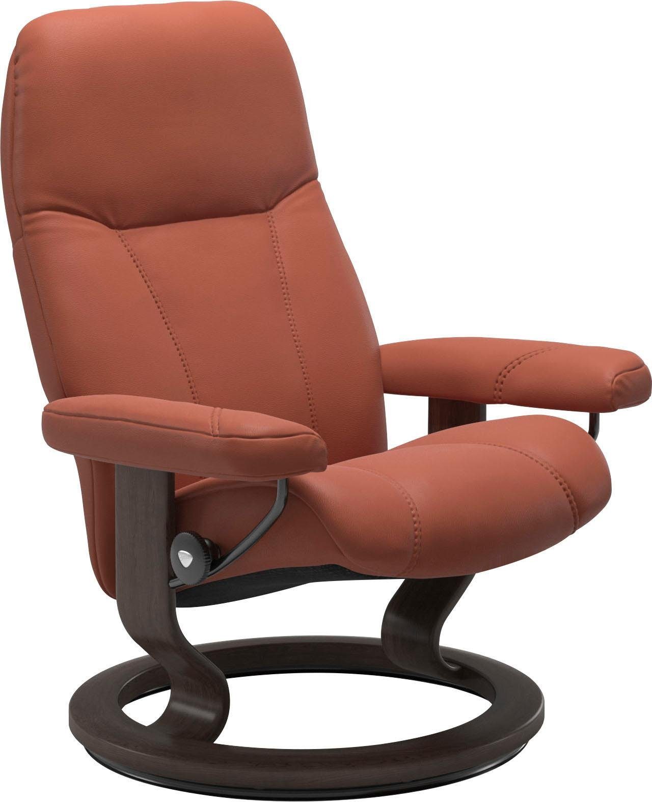 Wenge Gestell Consul, Relaxsessel M, Stressless® Classic mit Base, Größe