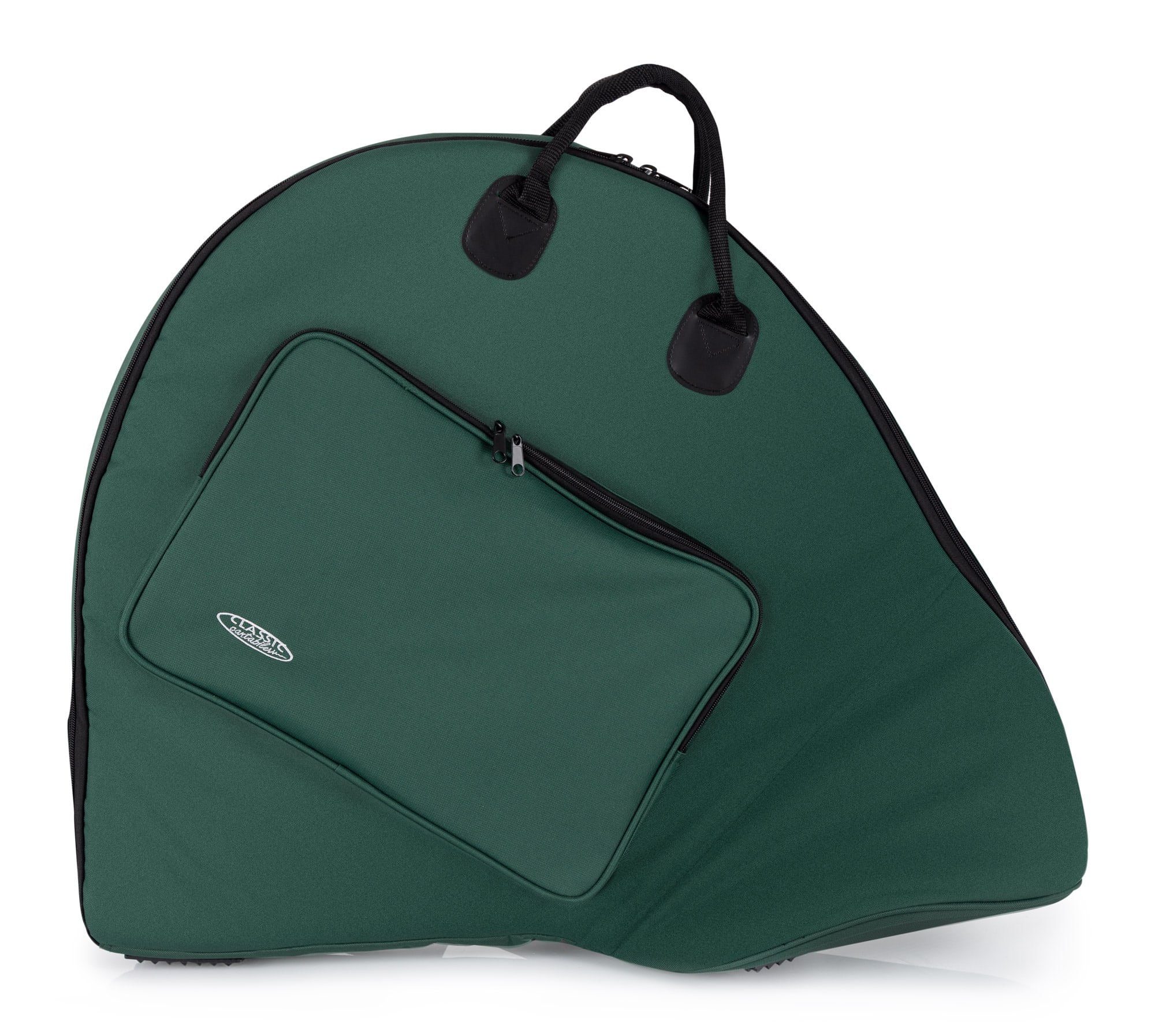 Classic Cantabile Signaltrompete PHT-1 Tasche für Parforcehorn, Reiß- und wasserfestes Außengewebe
