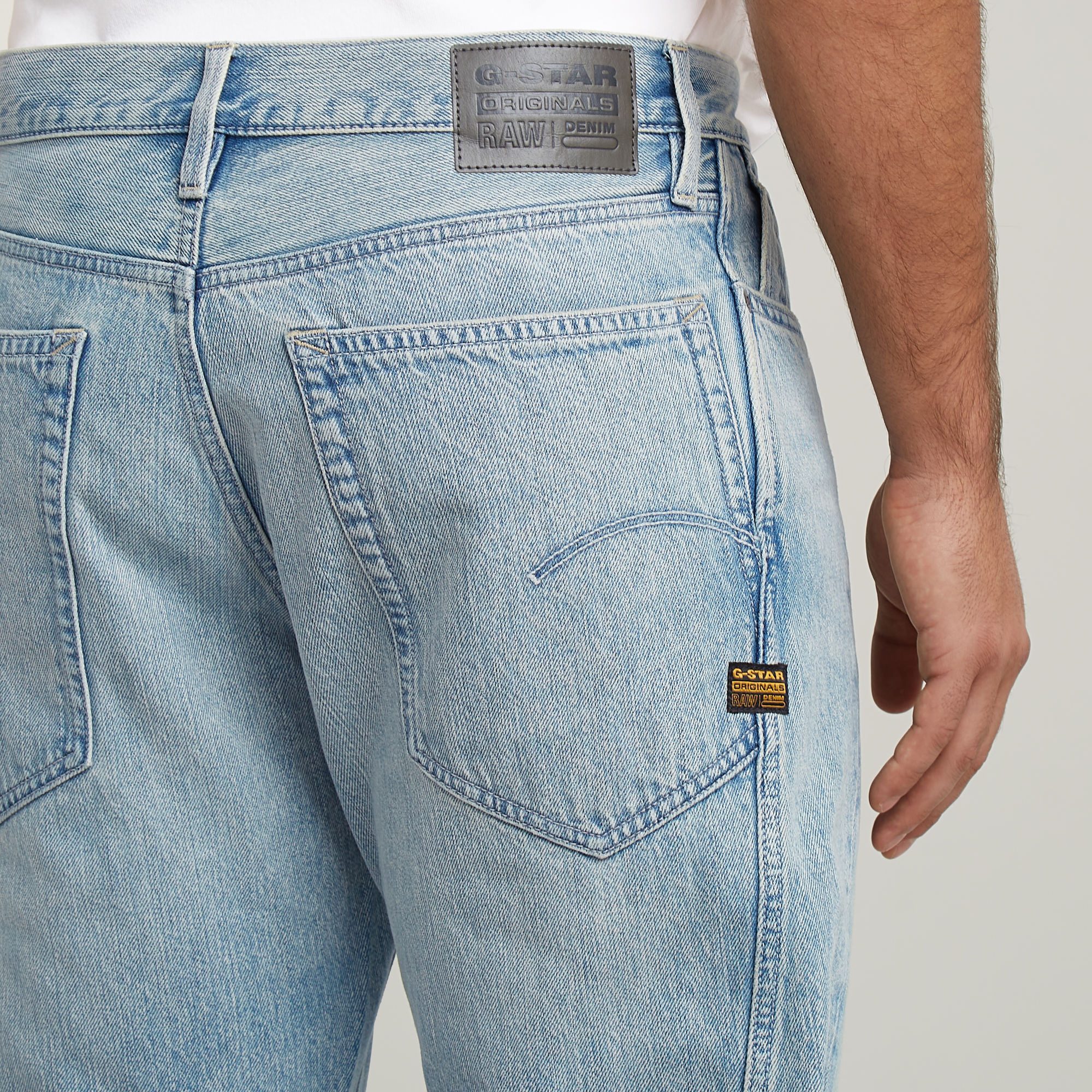 G-STAR 5-Pocket-Jeans Contor 3D Regular Straight Fit, Baumwoll-Denim