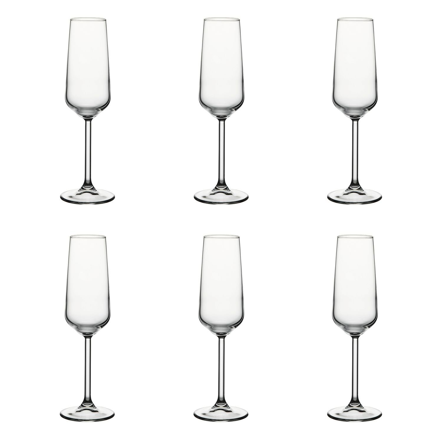Champagnerglas Champagnergläser, sektgläser 6er-Set - Allegra, 195 ml