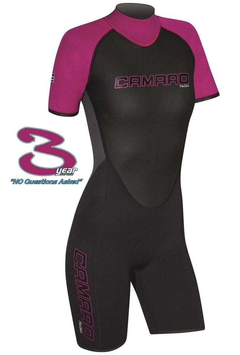 Camaro Neoprenanzug CAMARO Flex Skin Damen Neopren Shorty Neoprenanzug Wetsuit - Größe: