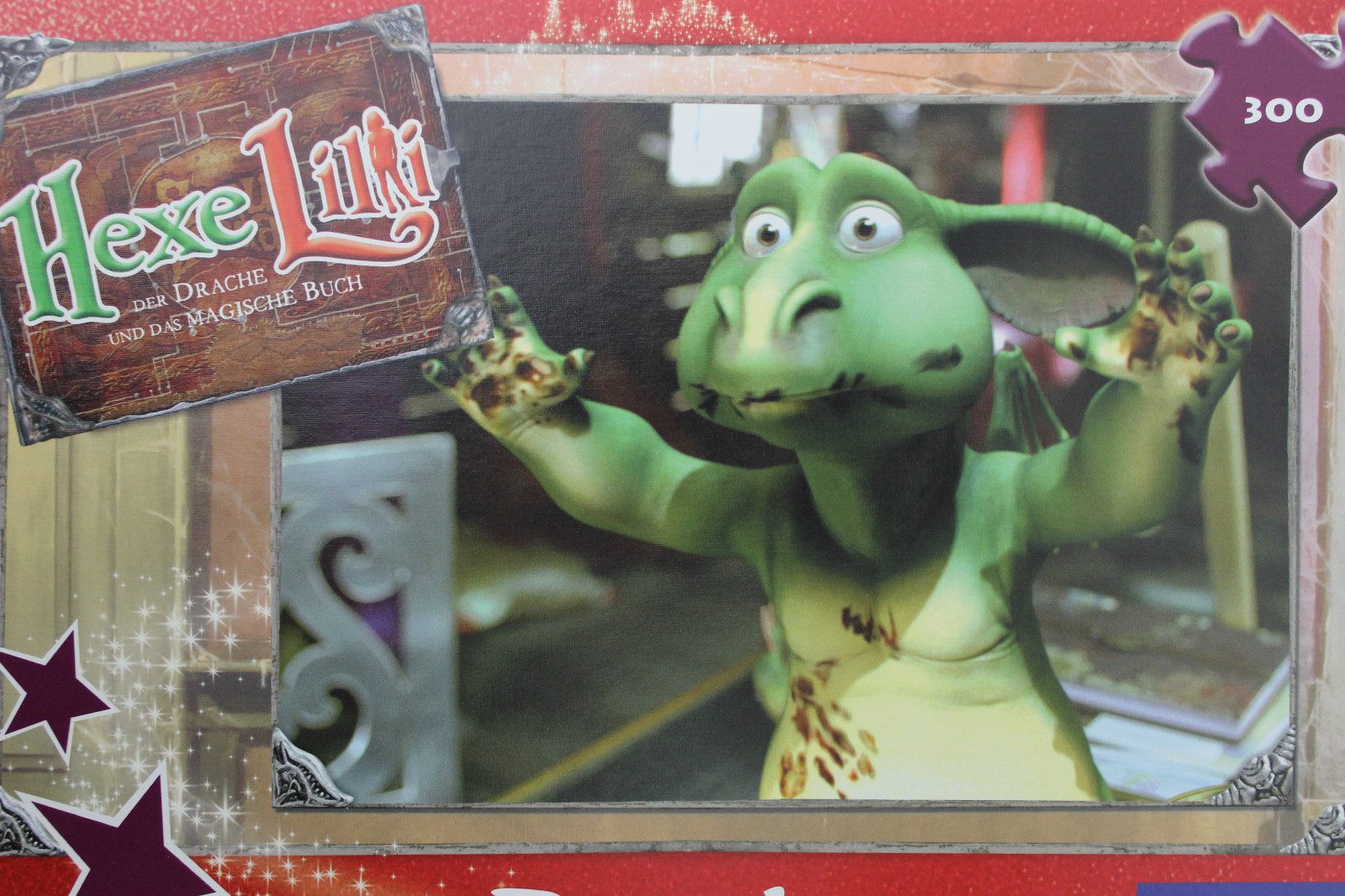 HUCH! Puzzle Puzzle 300tlg. "Hexe Lilli - Der Drache und das magische Buch", 300 Puzzleteile