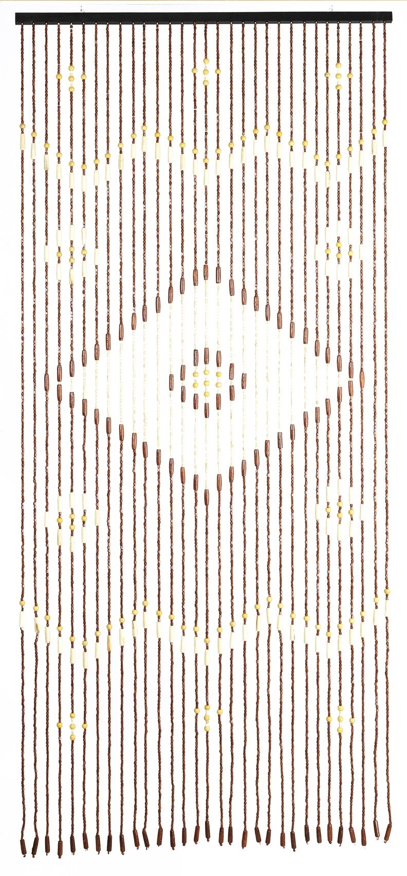 Maximex Insektenschutz-Vorhang Türvorhang - Holzperlen, (1-St), Insekten- und Sichtschutz aus Bambus, für Balkon oder Terrasse