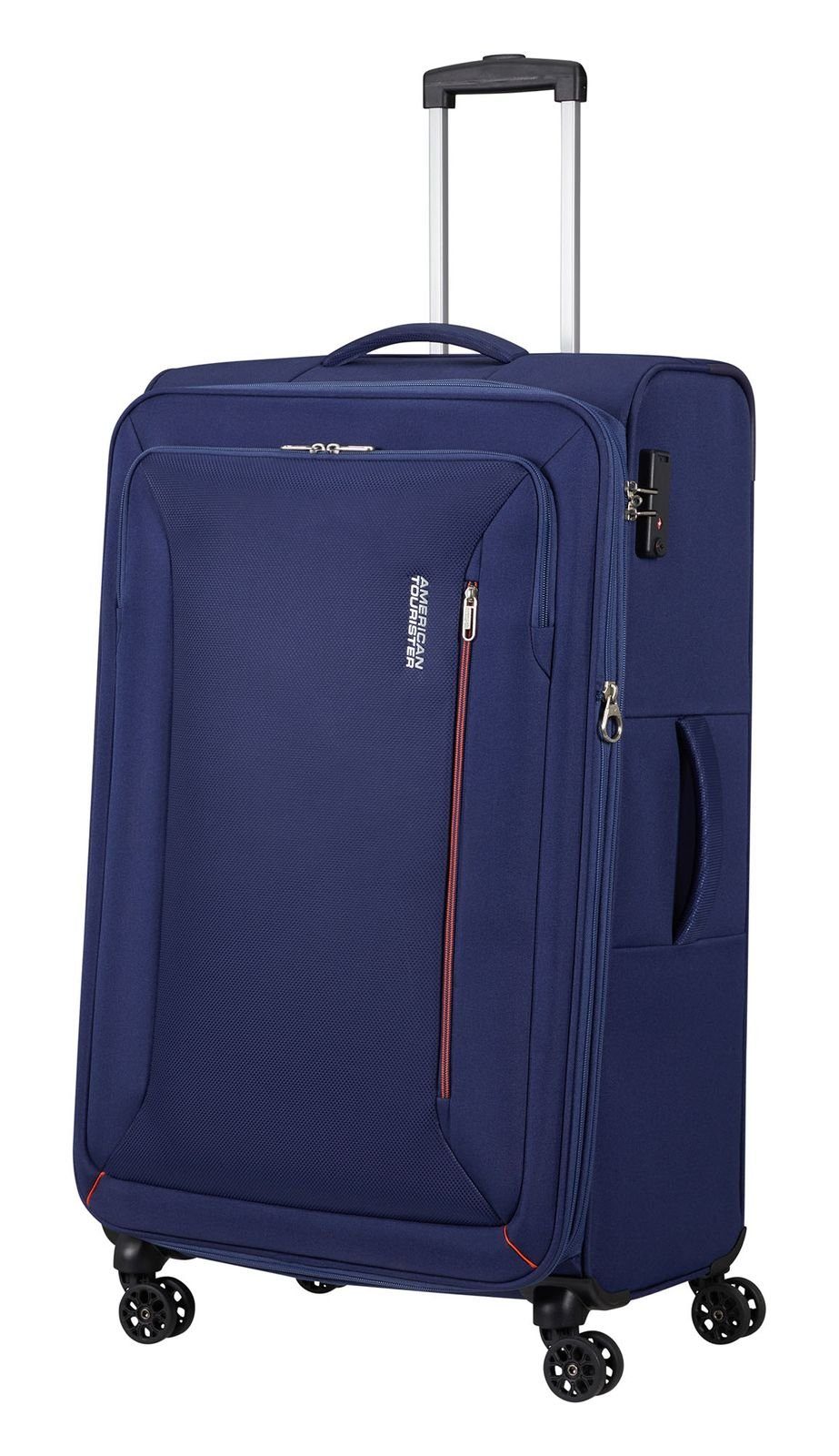 Hyperspeed, 4 Weichgepäck-Trolley American Rollen Navy Tourister® Combat