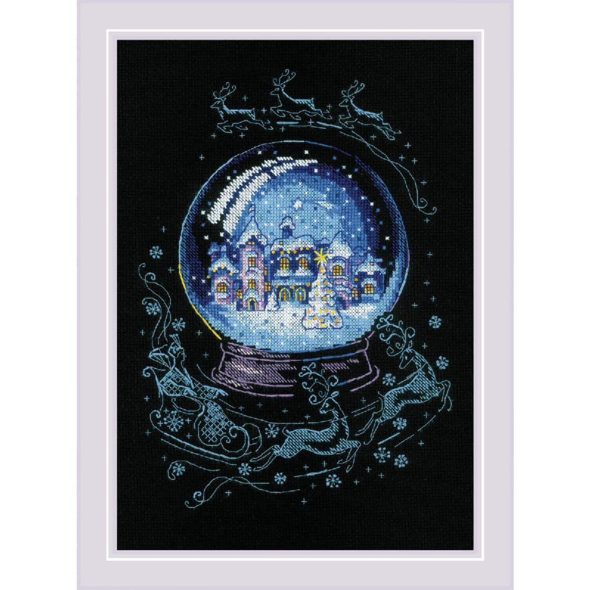 Riolis Kreativset Riolis Kreuzstich Stickpackung "Wintermärchen", Zählmuster, 21x30cm, (embroidery kit by Marussia)