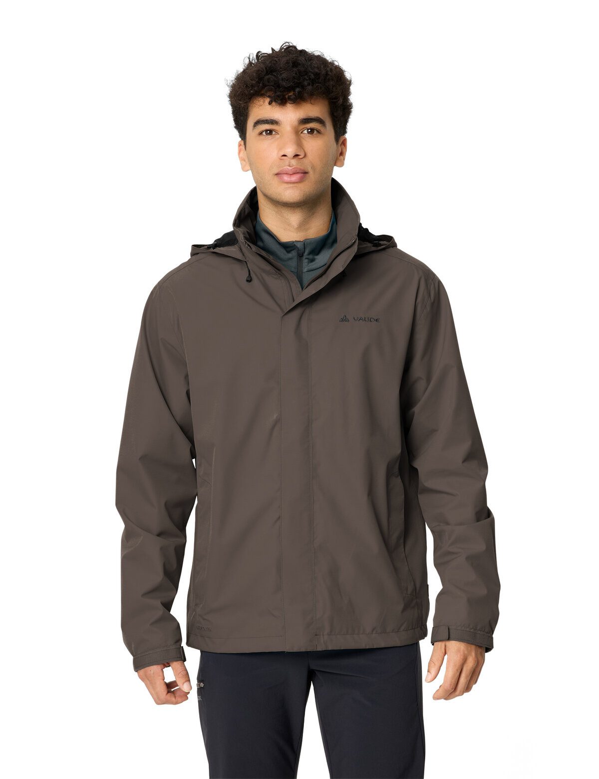 VAUDE Regenjacke Men's Escape Light Jacket mit zwei Reißverschlusstaschen, atmungsaktiv, schnell trocknend