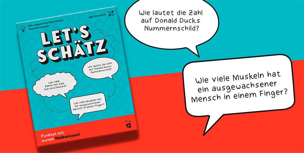 Helvetiq Spiel Let's Schätz, Partyspiele, Made in Europe