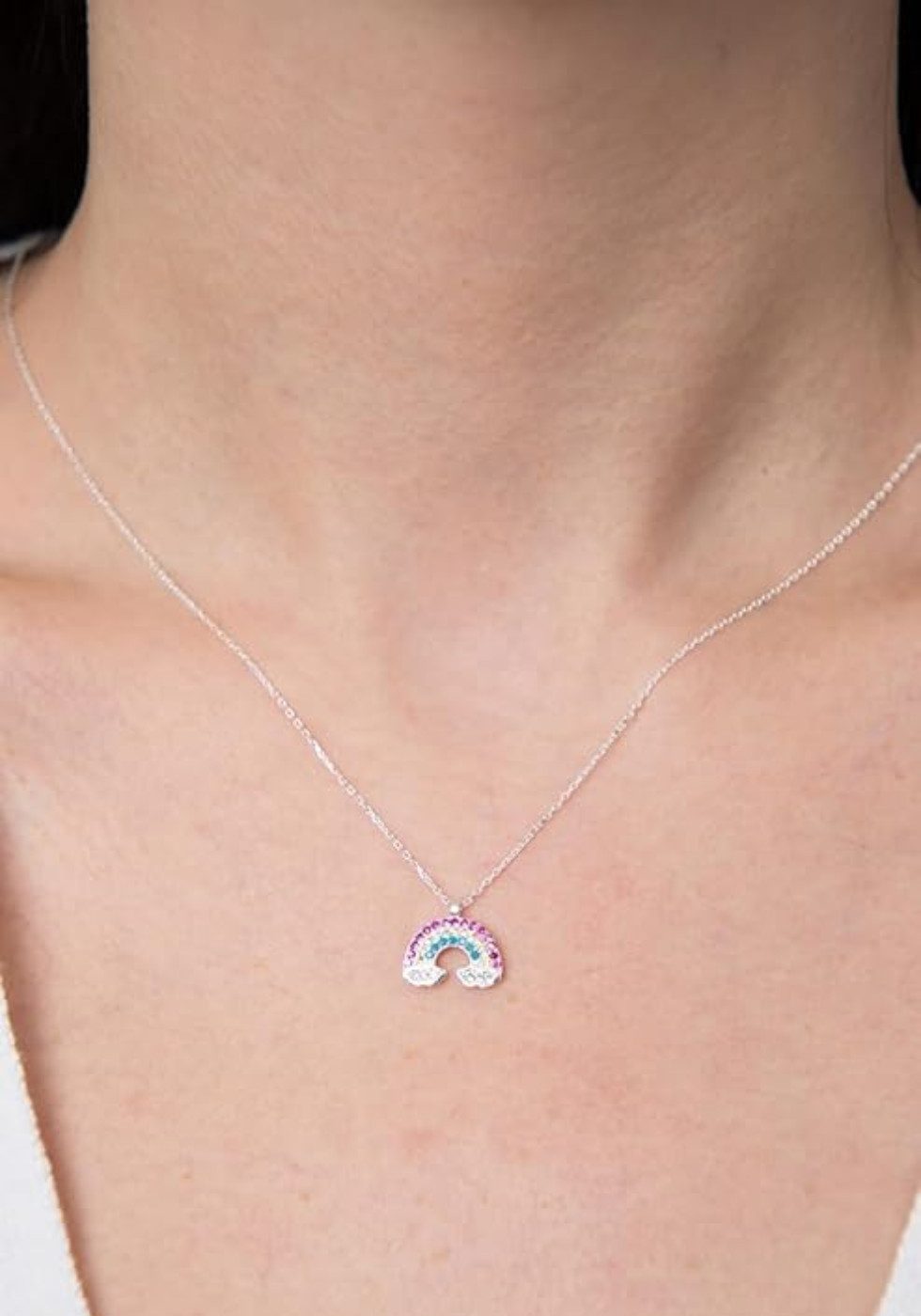 Einzelstück Charm-Kette Halskette Over the Rainbow günstig online kaufen