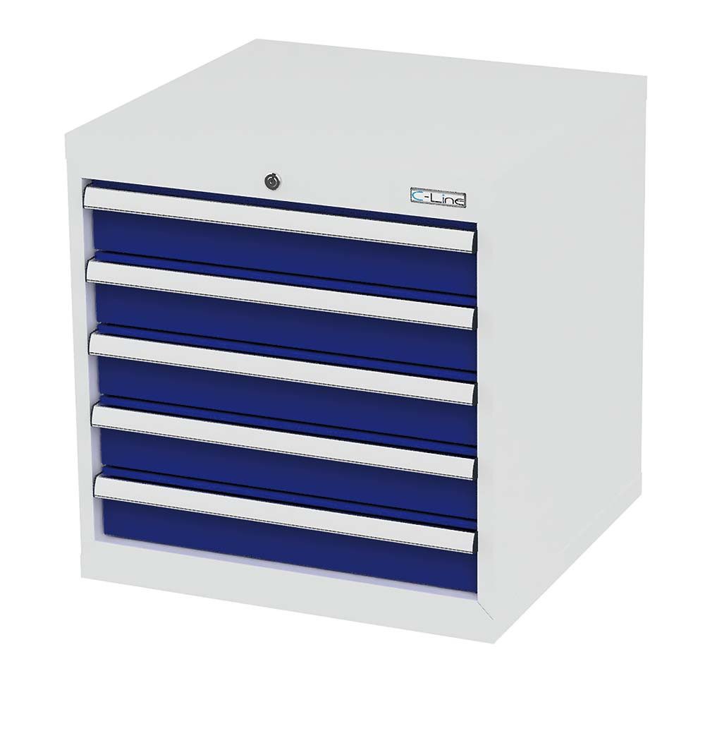Simplaflex Werkzeugschrank Simplaflex Schubladenschrank, 5 Schubladen, BxTxH 600x575x620 mm
