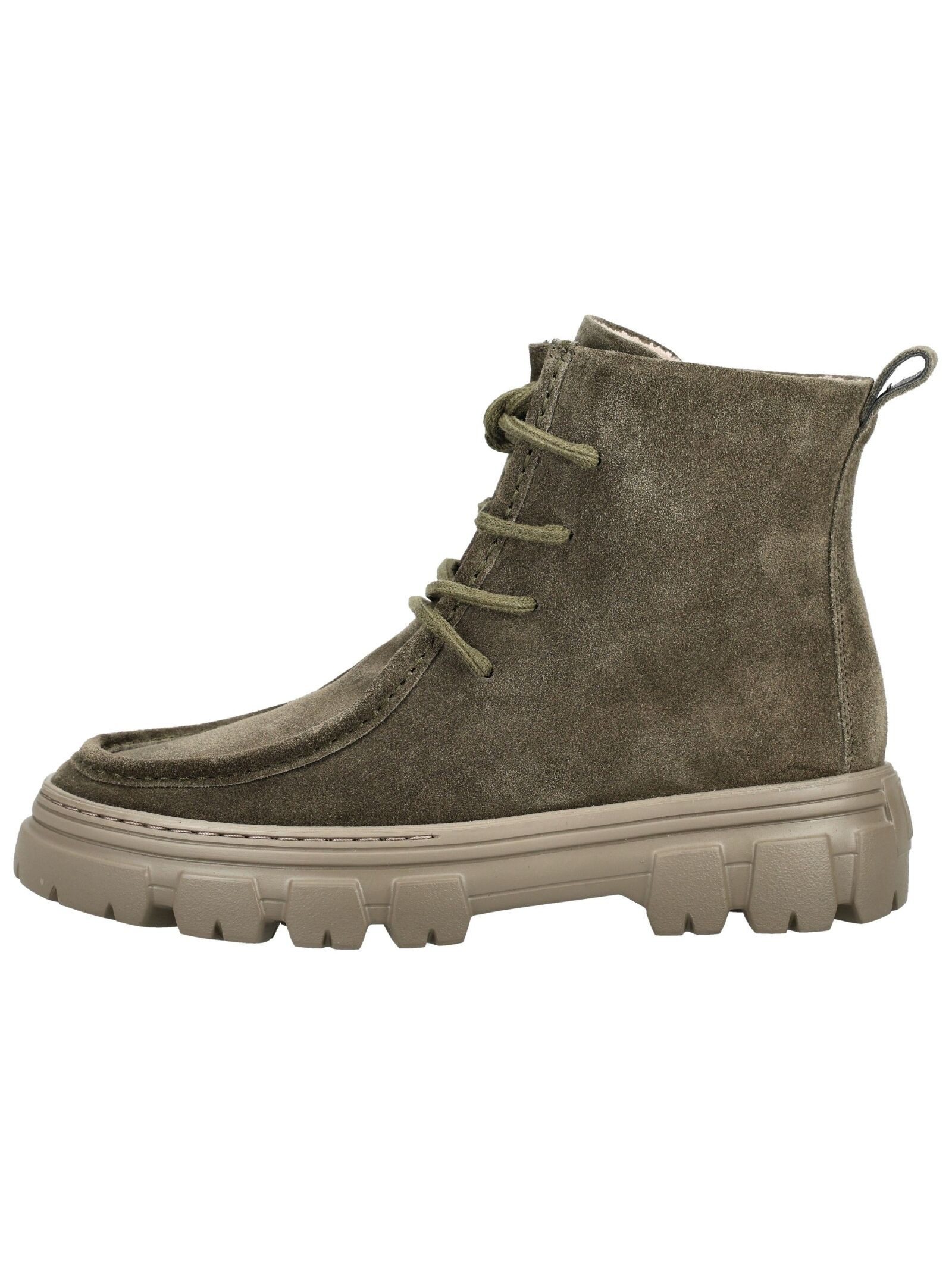 Paul Green Paul Green Stiefelette Veloursleder Schnürstiefelette