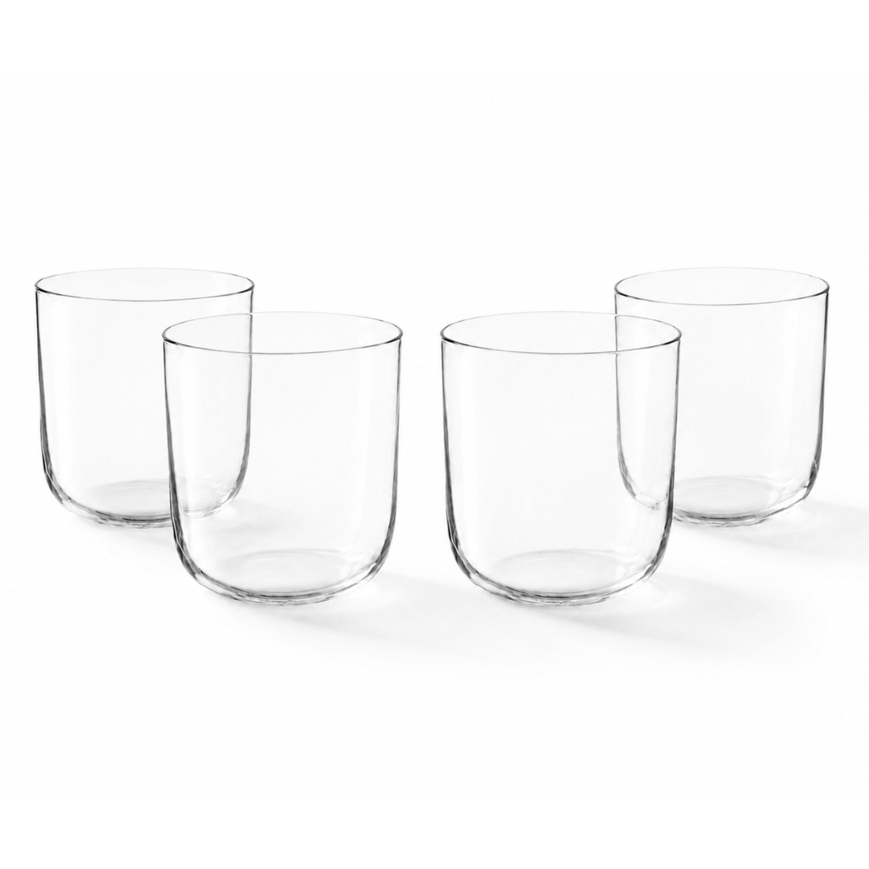 Zoha Glas Trinkgläser Set, Wasserglas BPA-frei, Wasser & Saft, spülmaschinenfest, 12-tlg., 4-teilig, 8-teilig, 12-teilig