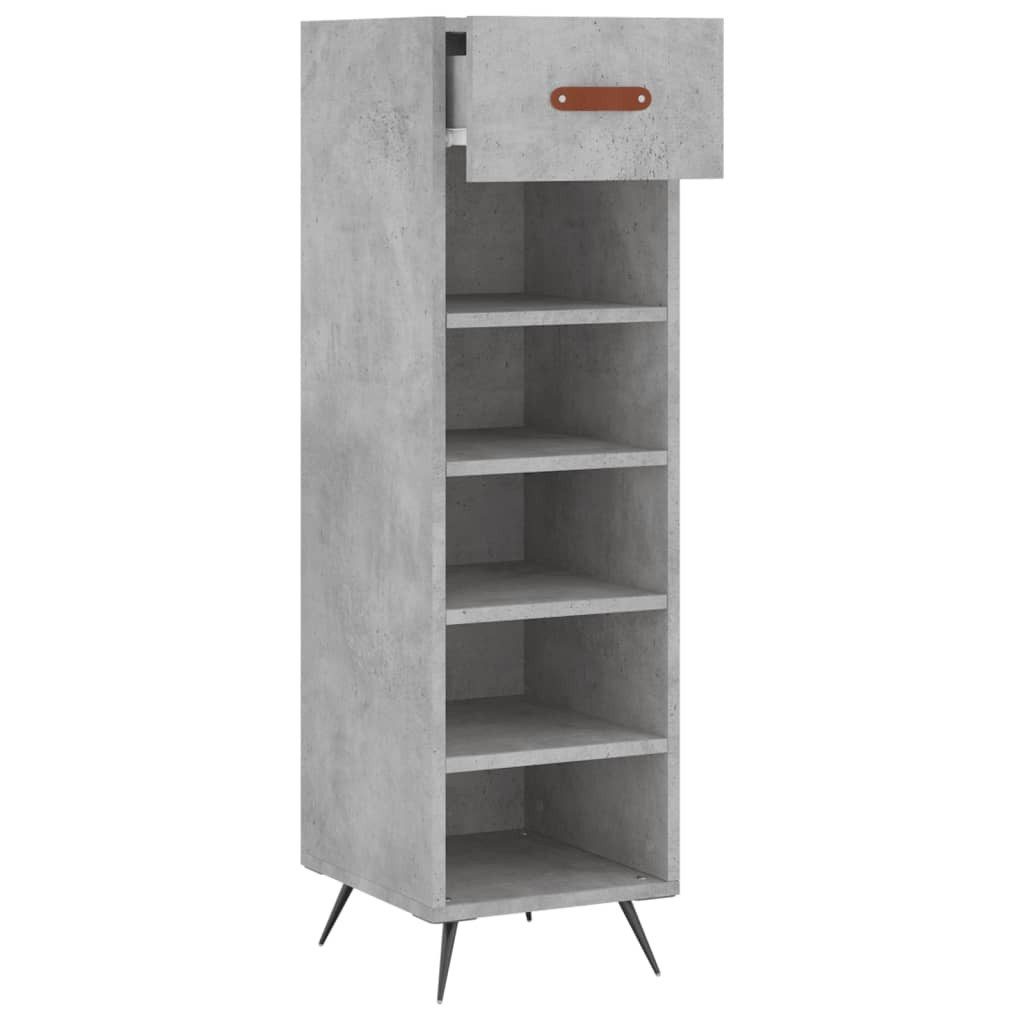 vidaXL Schuhschrank Schuhschrank Betongrau 30x35x105 cm günstig online kaufen