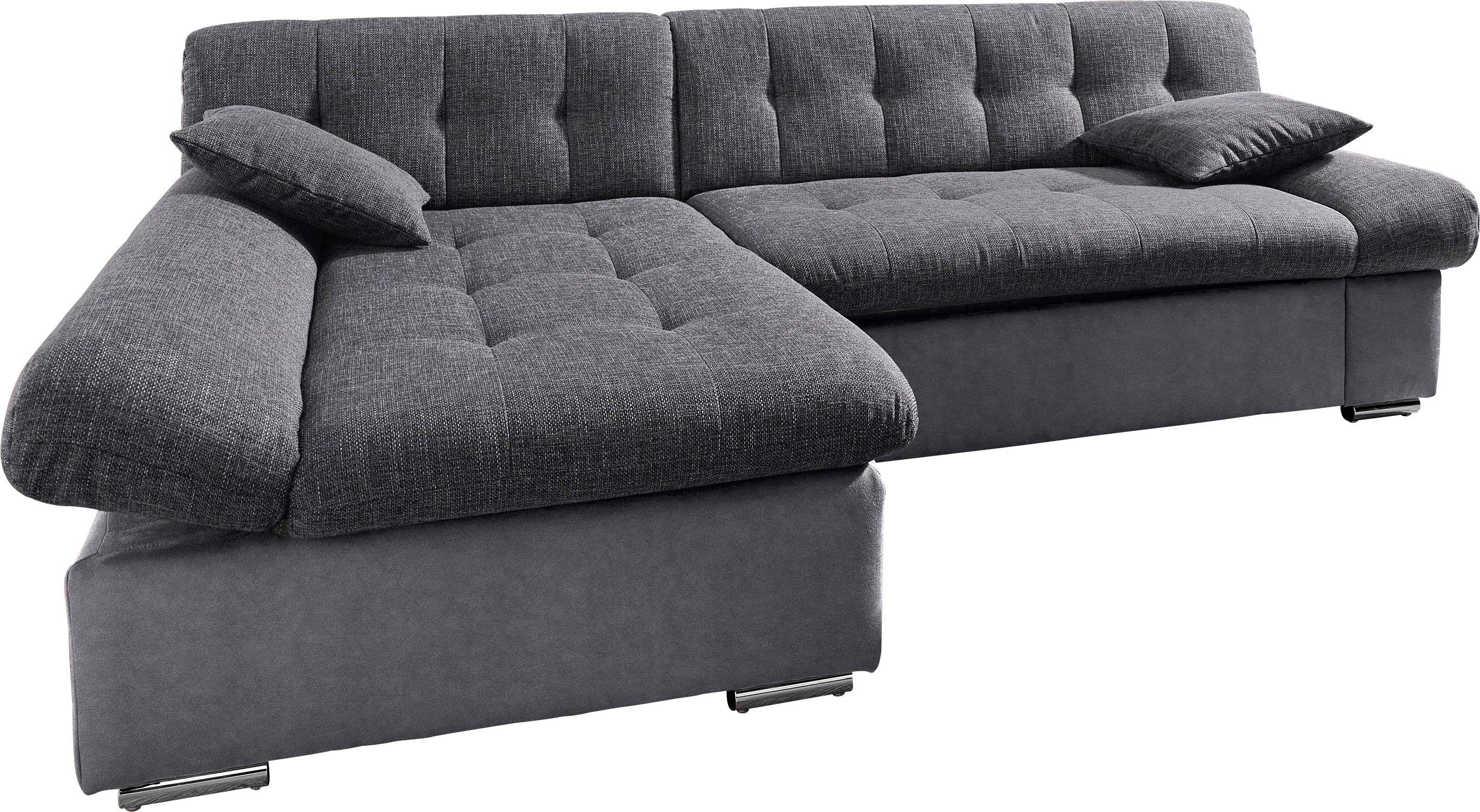 TRENDMANUFAKTUR Ecksofa Reggae, L-Form, wahlweise mit Bettfunktion