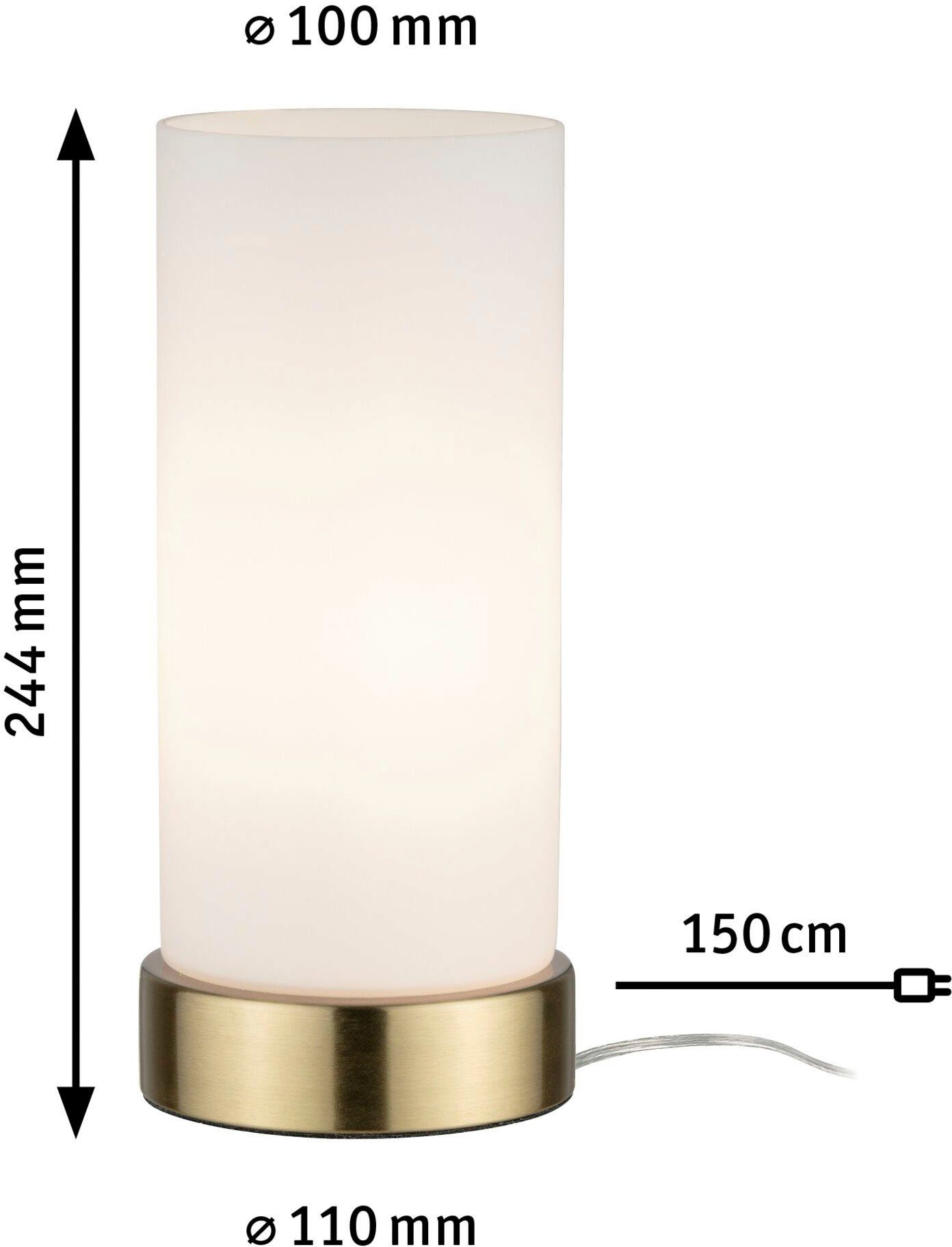 Paulmann Nachttischlampe Pinja, ohne E14 Leuchtmittel