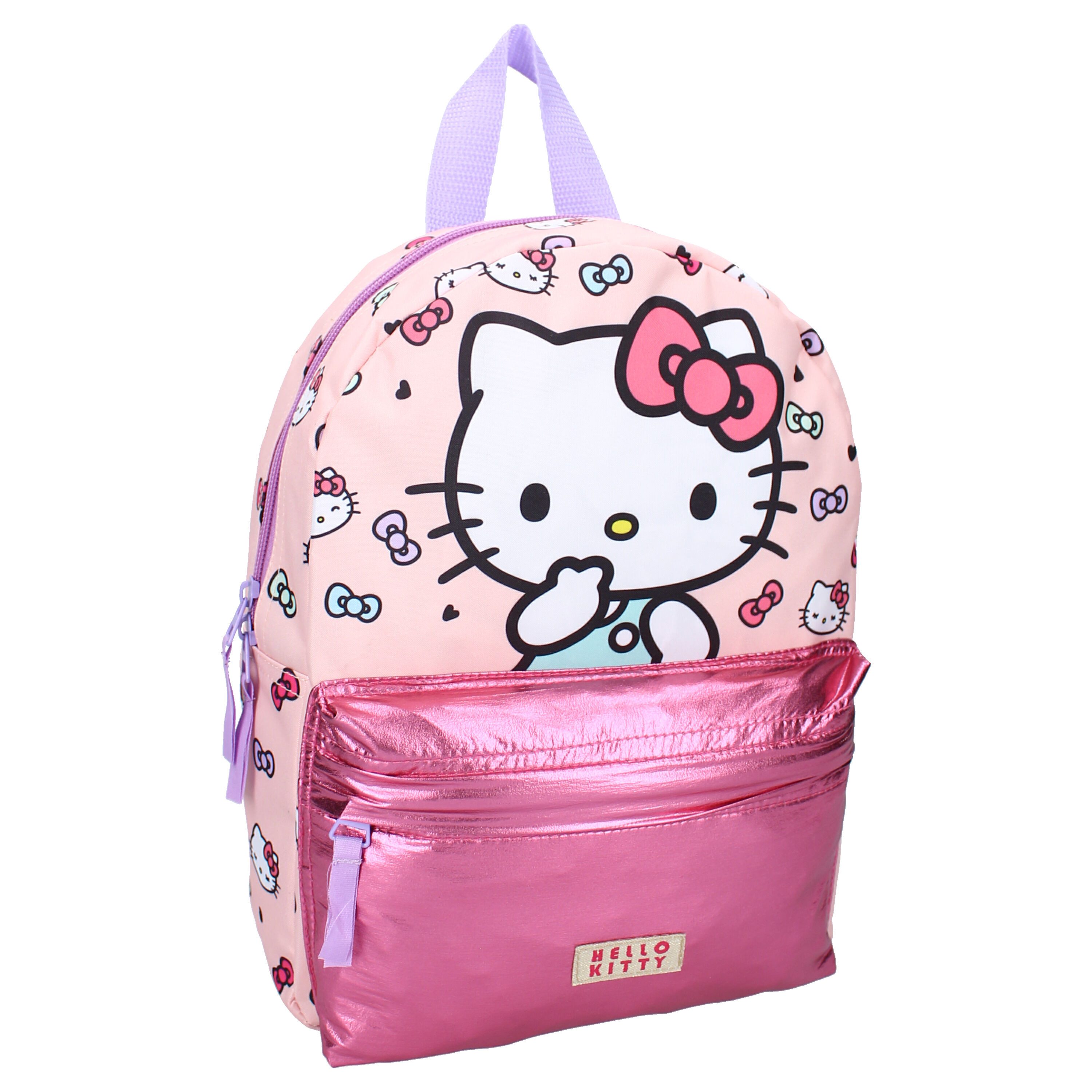 Hello Kitty Kinderrucksack Rucksack – Niedlicher rosa Mädchenrucksack für Mädchen