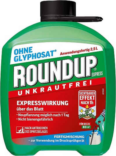 ROUNDUP Unkrautbekämpfungsmittel Roundup Express Unkrautfrei Anwendungsfertig Fertigmischung 2,5 Liter