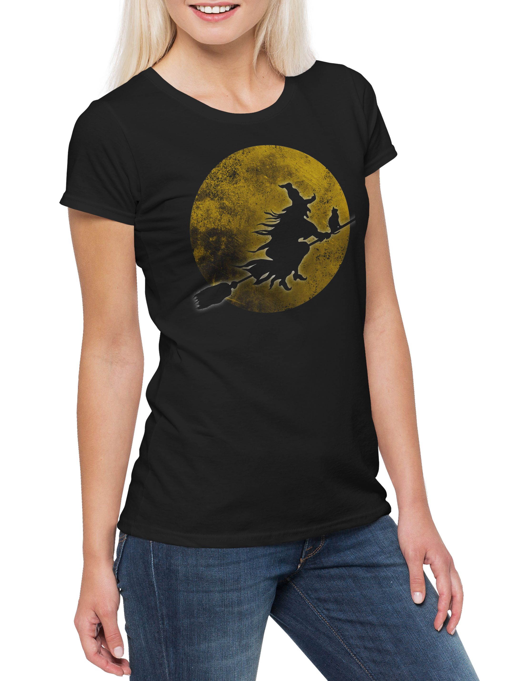 Urban Backwoods Print-Shirt Witch Moon Damen günstig online kaufen