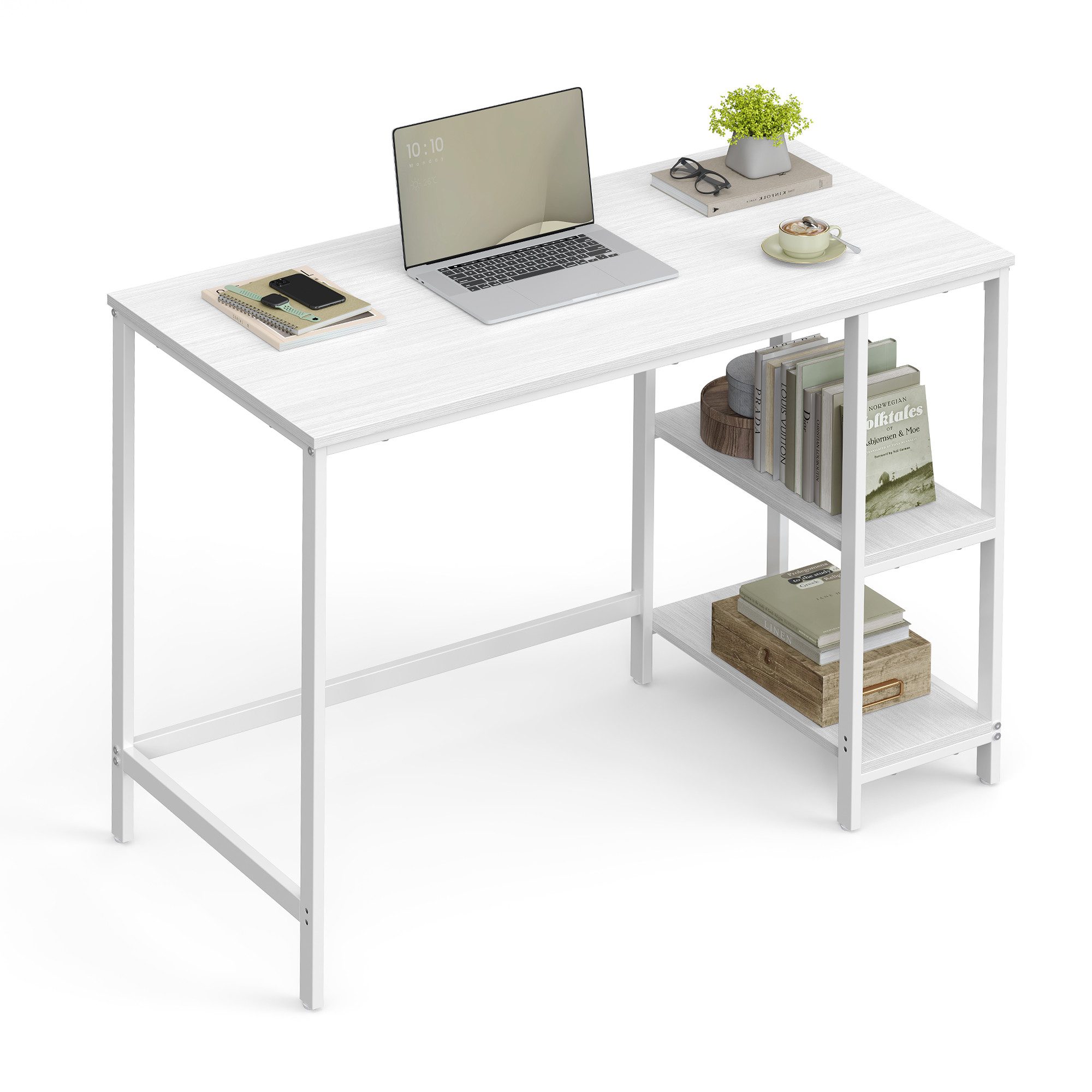 VASAGLE Schreibtisch Computertisch, 100cm Bürotisch mit günstig online kaufen